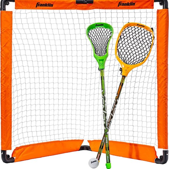 Franklin Other - NEW Franklin Sports Youth Lacrosse Folding Goal Stick Ball Set Kids Beginner net